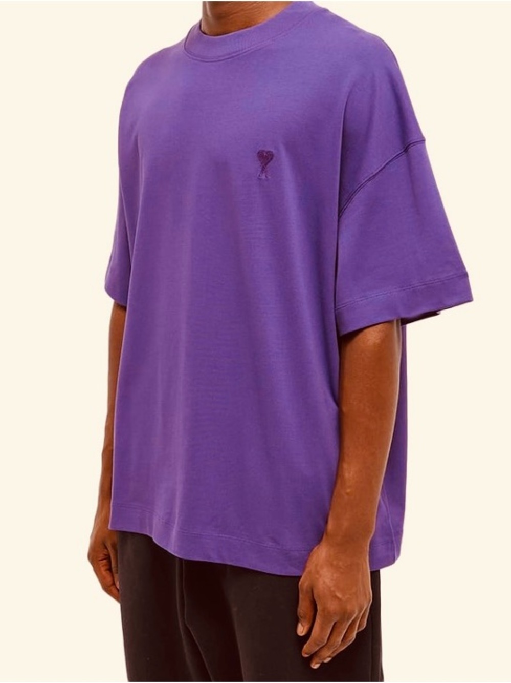 Purple Oversized Women’s Tee - Ami Paris